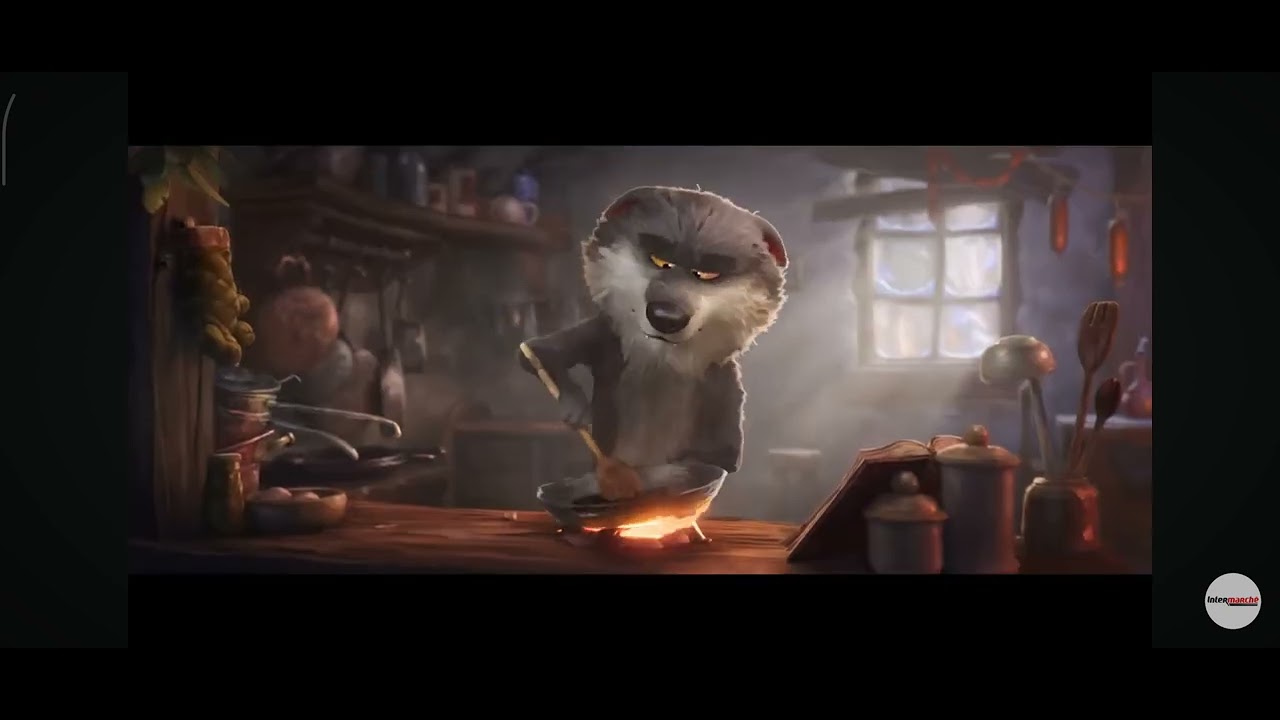 Pub Intermarch&eacute; le loup v&eacute;g&eacute;tarien