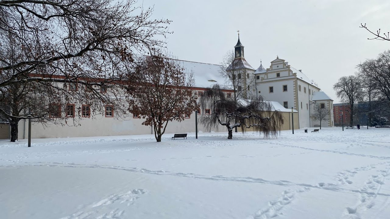 Wintereinbruch in der Sängerstadt Finsterwalde
