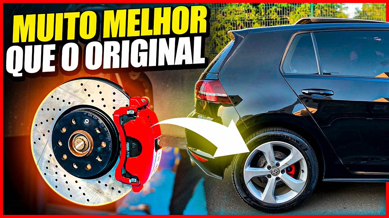 FIZ O UPGRADE DE FREIO NO GOLF GTI - Disco frisados e slotados