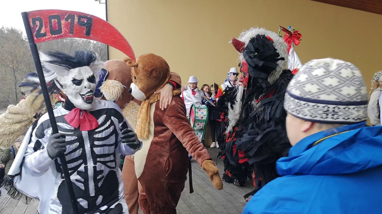 Kozy, bociany, niedźwiedzie, Ostatki 2019 w Lubrańcu