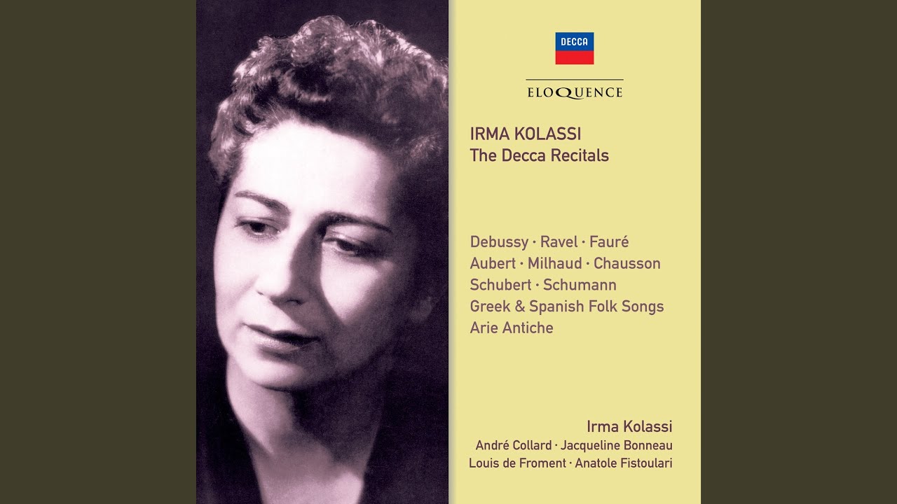 Milhaud: Poèmes juifs: Chant d'amour