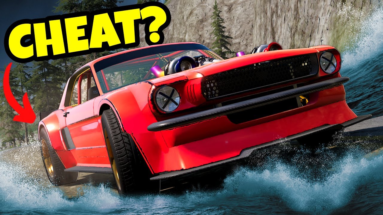 Using a CHEAT Car to Escape a FAST Flood in BeamNG Drive Mods?!