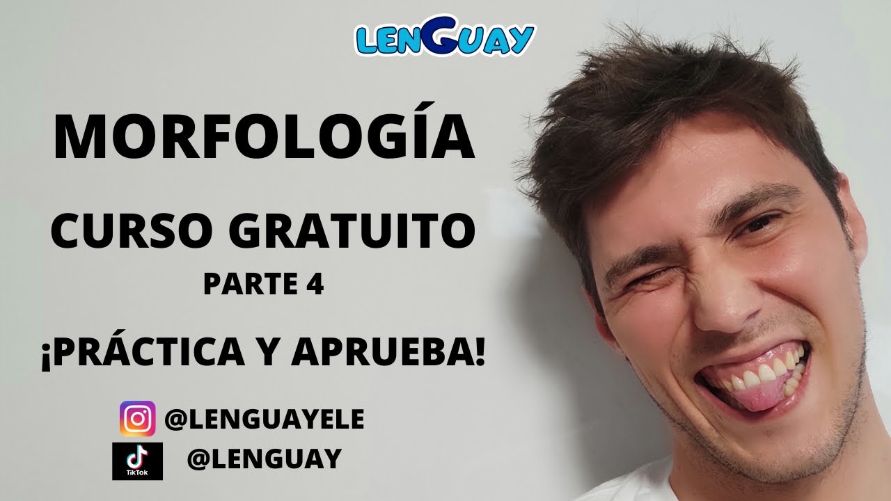 Morfología, curso gratuito análisis morfológico Selectividad #4 EvAU PeVau