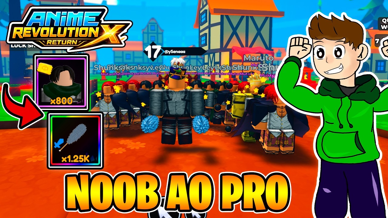 NOOB AO PRO! Vamos zerar totalmente o Anime Revolution X Return! #02
