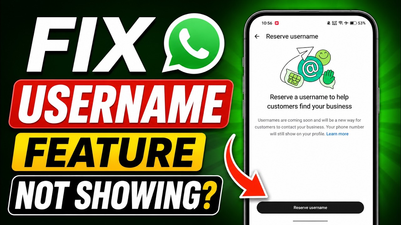 Как исправить ошибку, если функция имени пользователя в WhatsApp не отображается (пошаговое руков...