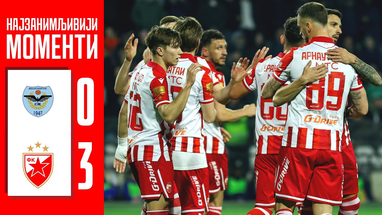 Железничар - Црвена звезда 0:3, најбољи моменти