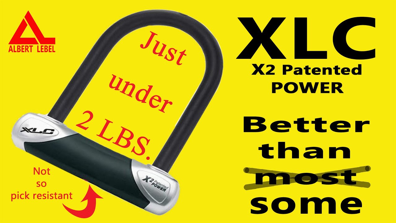 #476 XLC U-Lock (Almost 2 pounds with a half inch shackle)