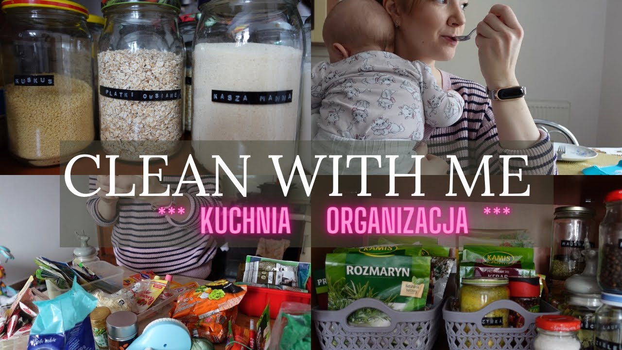 ORGANIZACJA i porządki w kuchni 🍱 | CLEAN WITH ME | Motywacja do sprzątania 💪|MarLove #organizacja