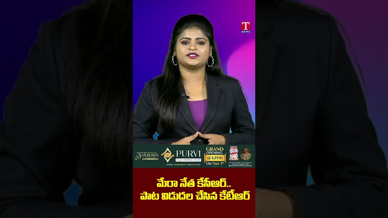 మేరా నేత కేసీఆర్.. పాట విడుదల చేసిన కేటీఆర్ #kcr #brs #ktr #tnews