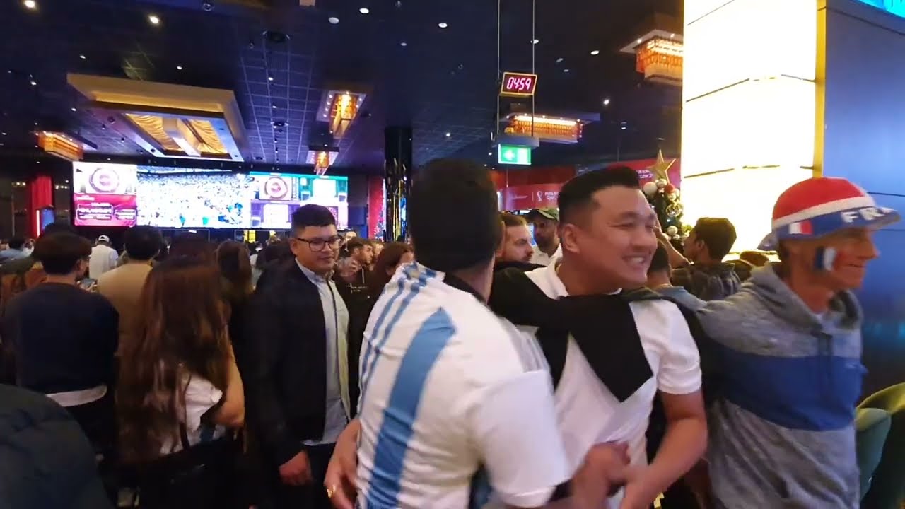 Argentina vs France  FIFA world cup final 2022 Penalty shootout Sydney crowd reaction live!