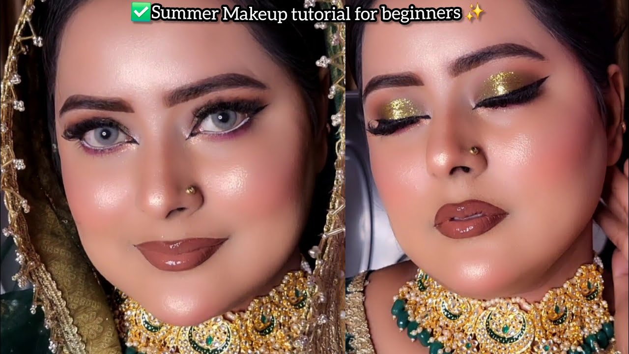 Sweat-Proof Summer party Makeup Look | Long-Lasting party Makeup kaise kre ? subscriber k request pe