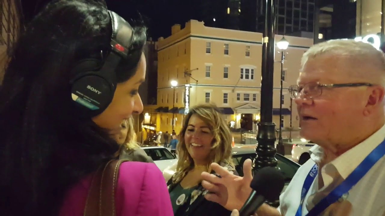 Althia Raj interview Senator Don Plett on street