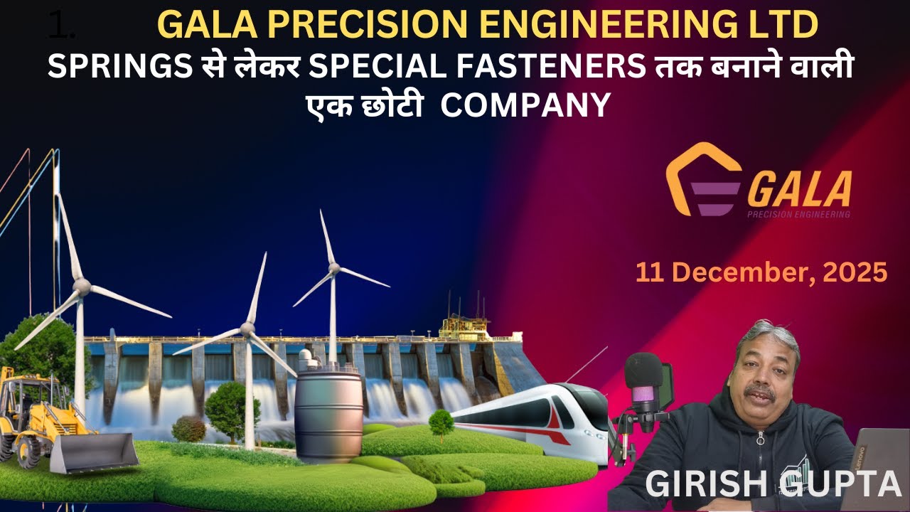 Gala Precision Engineering: India&rsquo;s Hidden Fastener & Spring Powerhouse?| Girish Gupta | 11 Dec 2025