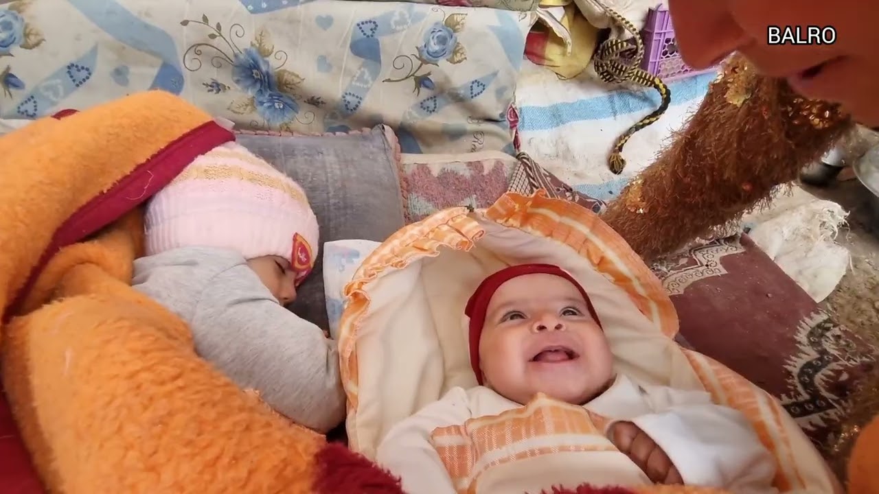 The Harsh Life of a Nomadic Mother and Her Newborn by a Mountain River | A Fight for Survival