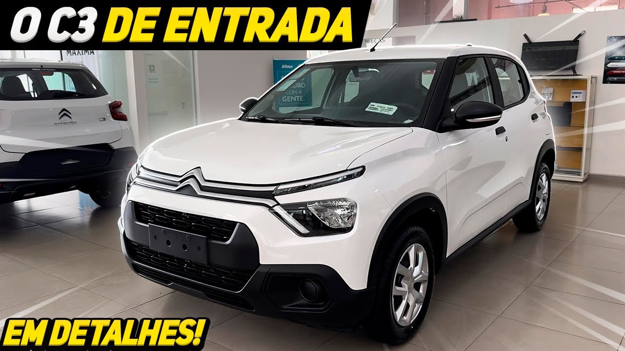 NOVO CITROEN C3 2025 LIVE - UM POUCO MAIS COMPLETO