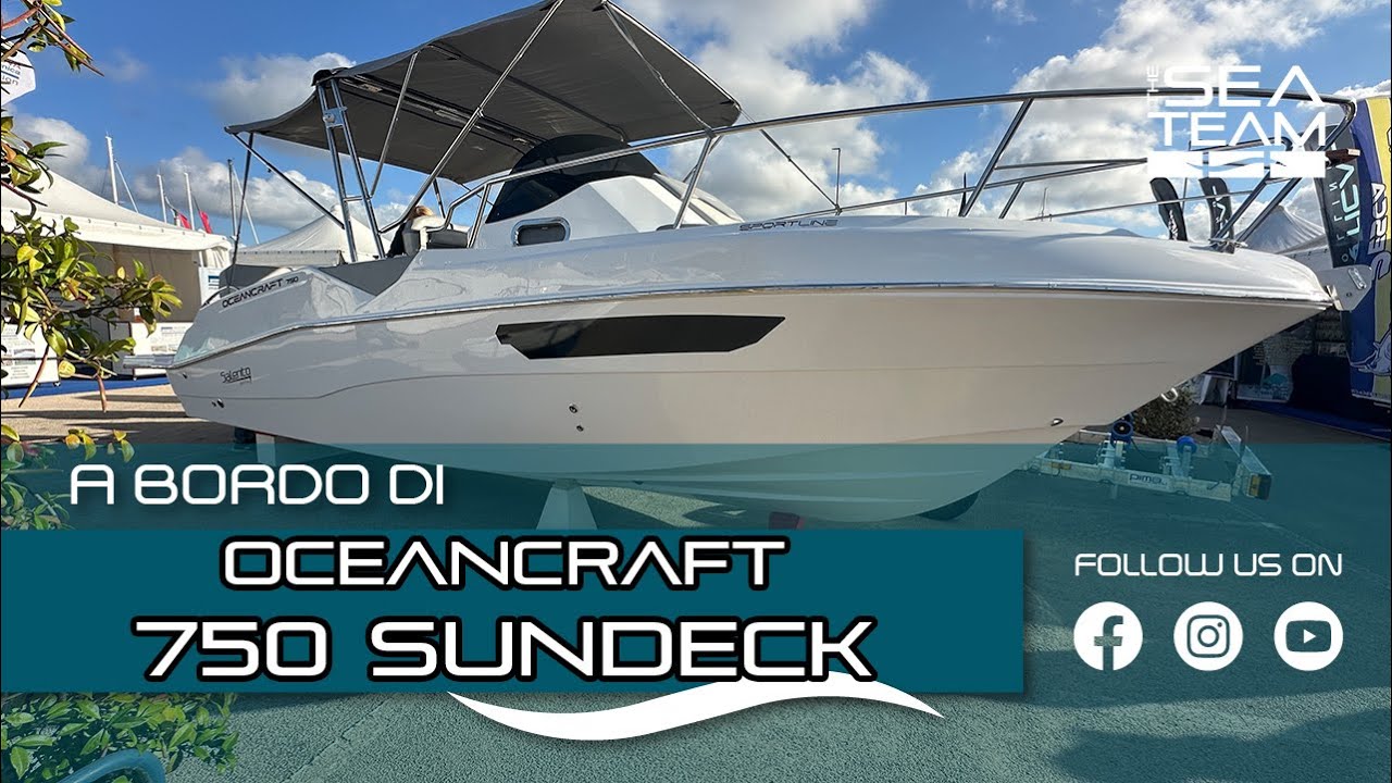 A bordo di Salento Marine Oceancraft 750 Sundeck