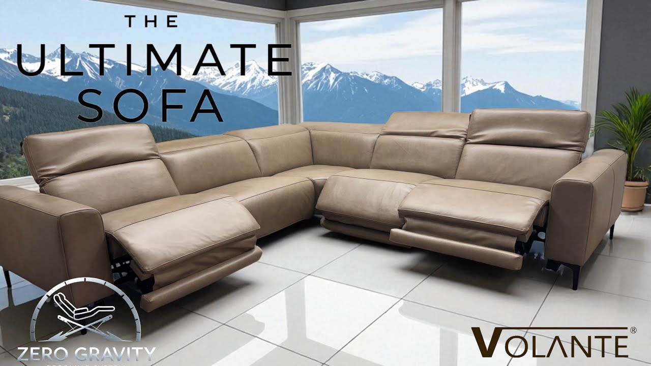 Next-Level Comfort Volante Modular Recliner Sofa with Zero Gravity + Power Headrests In-Stock Sofa