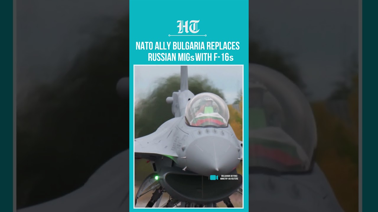 NATO Member Bulgaria Modernises Air Force, Swapping Old Russian Mig-29s For F-16s | #shorts