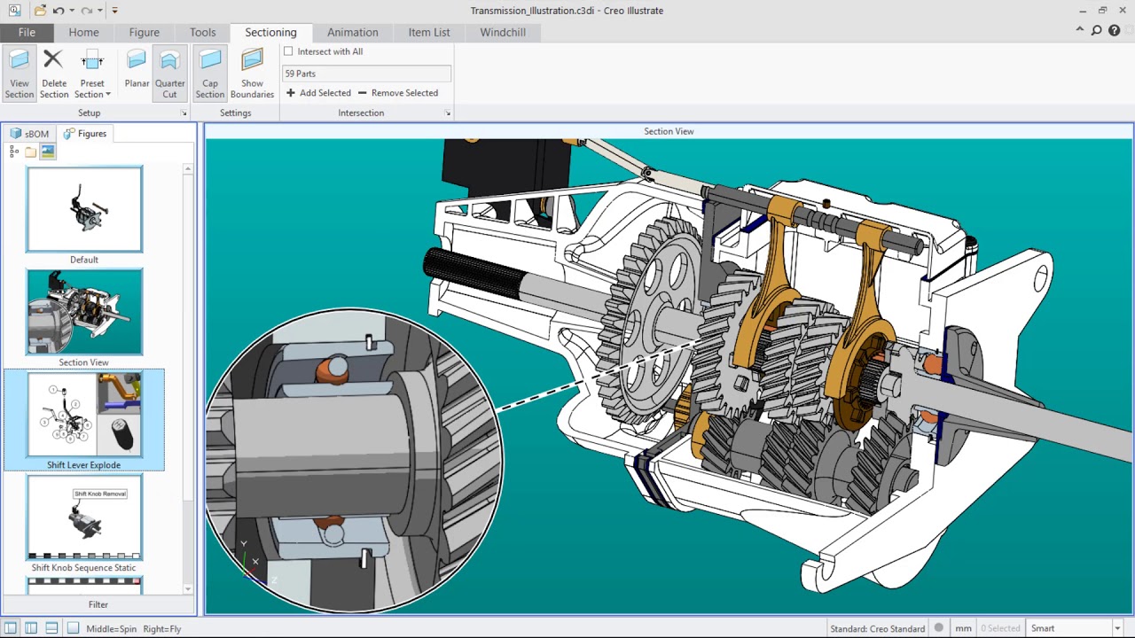 Creo Illustrate Overview Demonstration with CAD Source Update