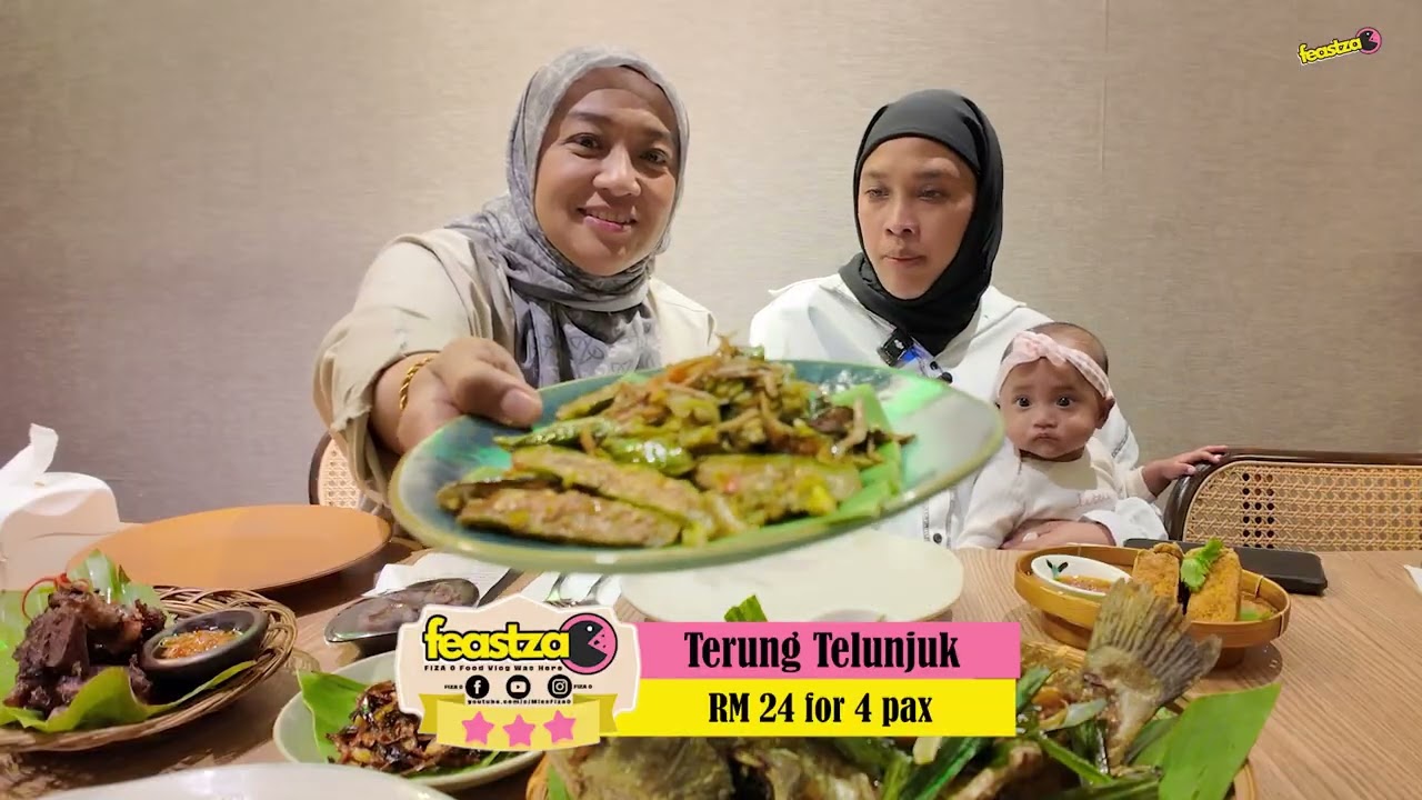 RESTORAN SHIELA ROSLY ADA TEMPE FRIES CILI KICAP | FIZA O BERBUKA BERSAMA FAFAU