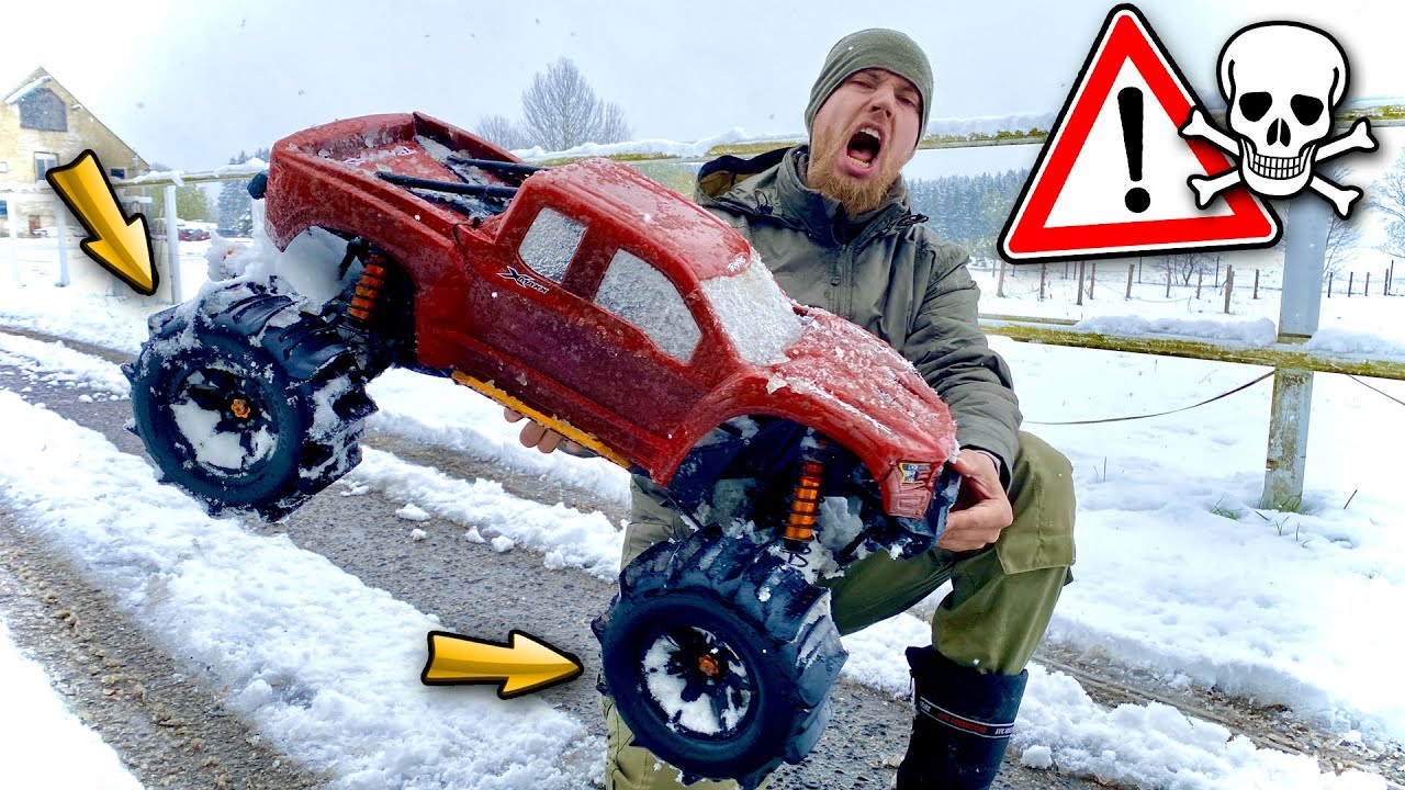 Ich bereue PADDELRÄDER im SCHNEE und WASSER mit dem MONSTER XMAXX...!
