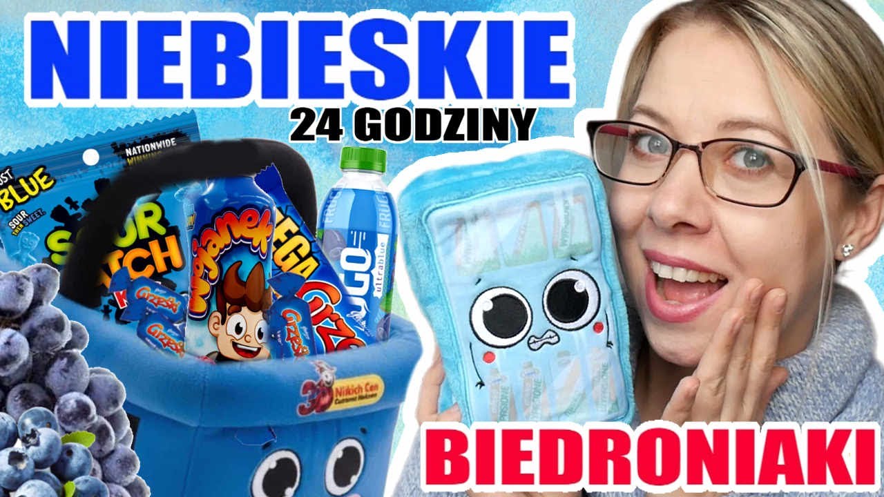 NIEBIESKIE BIEDRONIAKI przez 24 GODZINY #biedroniaki #gangbiedroniak&oacute;w #24challenge