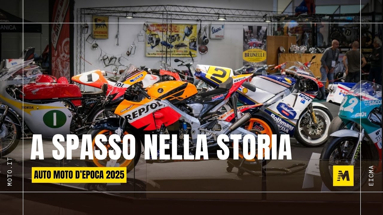 AUTO E MOTO D'EPOCA BOLOGNA 2025! A spasso tra pezzi unici, rarit&agrave; britanniche e la storia Honda!