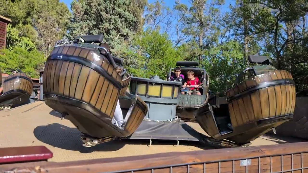 Crazy Barrels Ride At PortAventura World