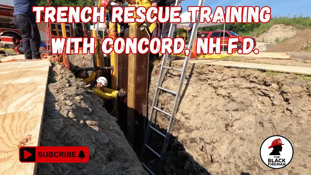 Trench Rescue Training with Concord FD