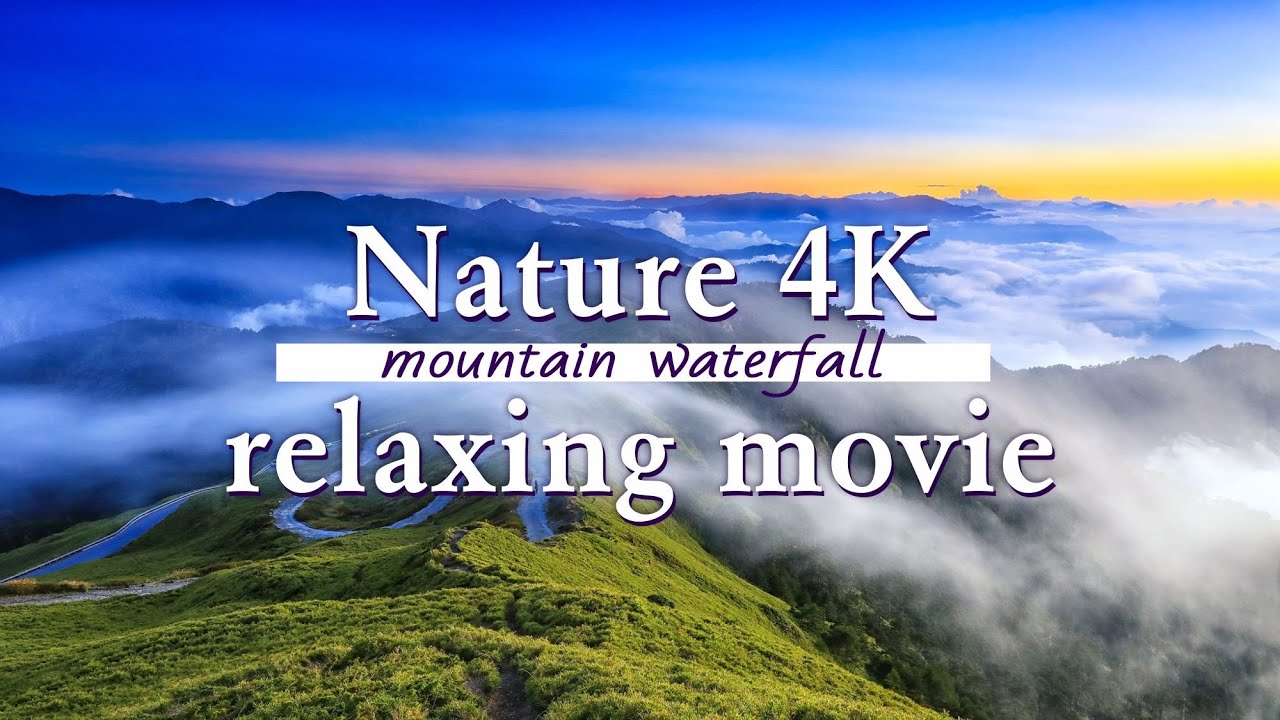 Nature 4K view of the earth with soothing music / relaxing movie