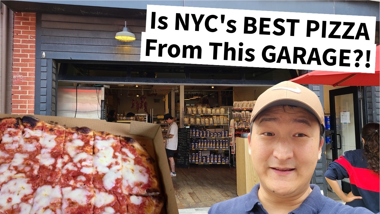 Почему ньюйоркцы едут за пиццей в этот гараж в Джерси?! Пробуем Bread and Salt!