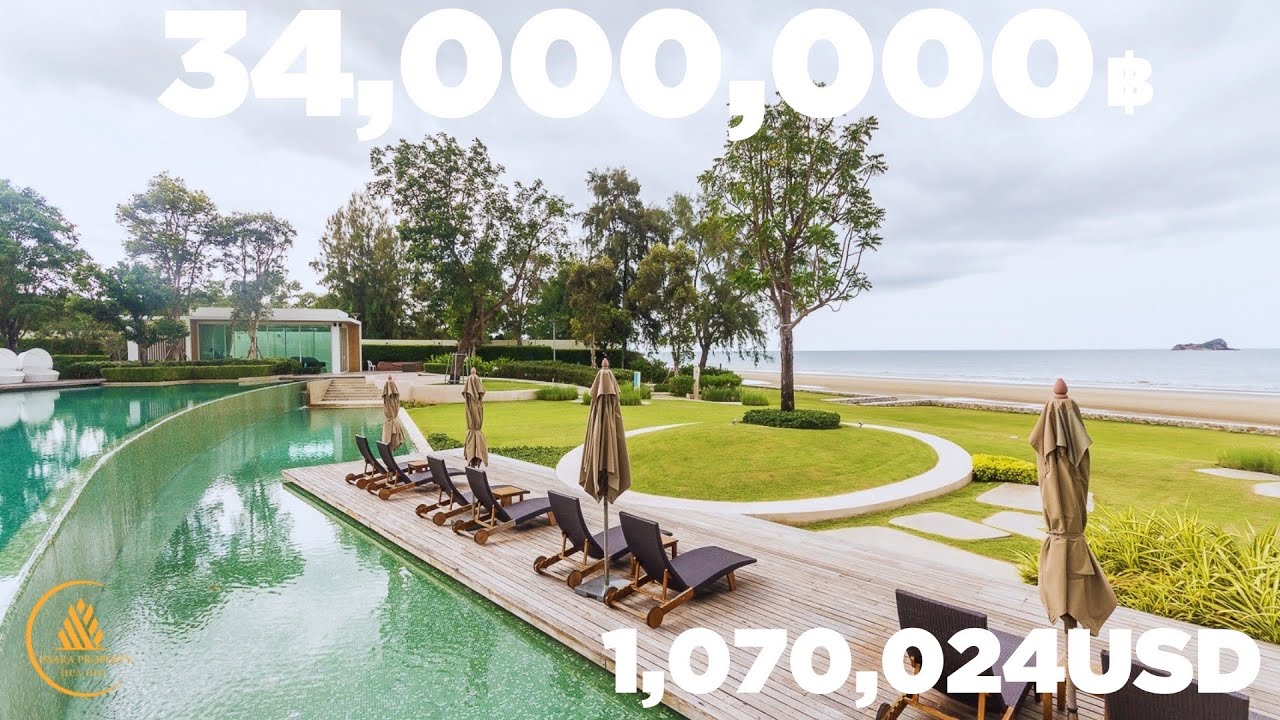 34,000,000THB (1,070,024USD) Beachfront condominium 3 Bedrooms At Wam Vayla Khao Tao