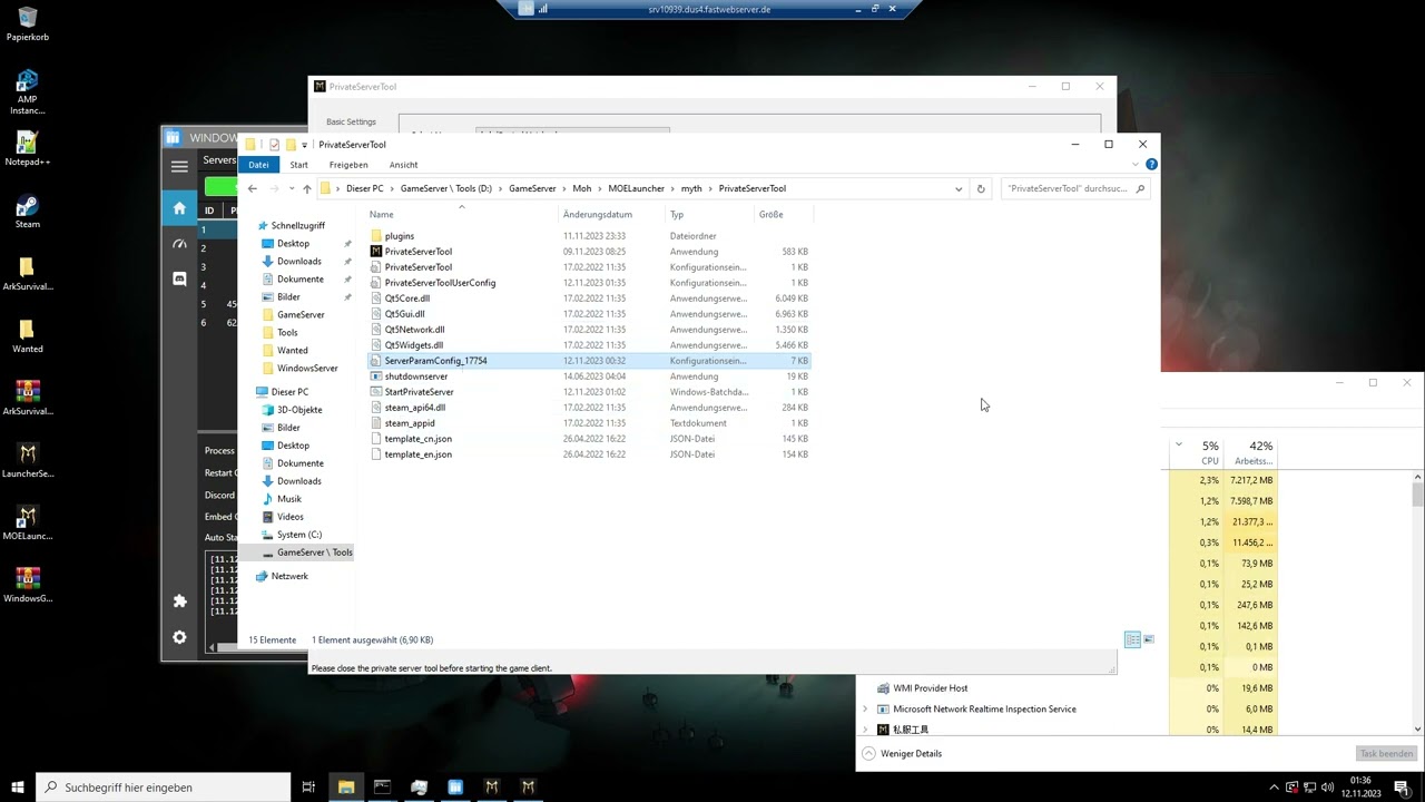 Myth of Empire - Server erstellen (Windows)