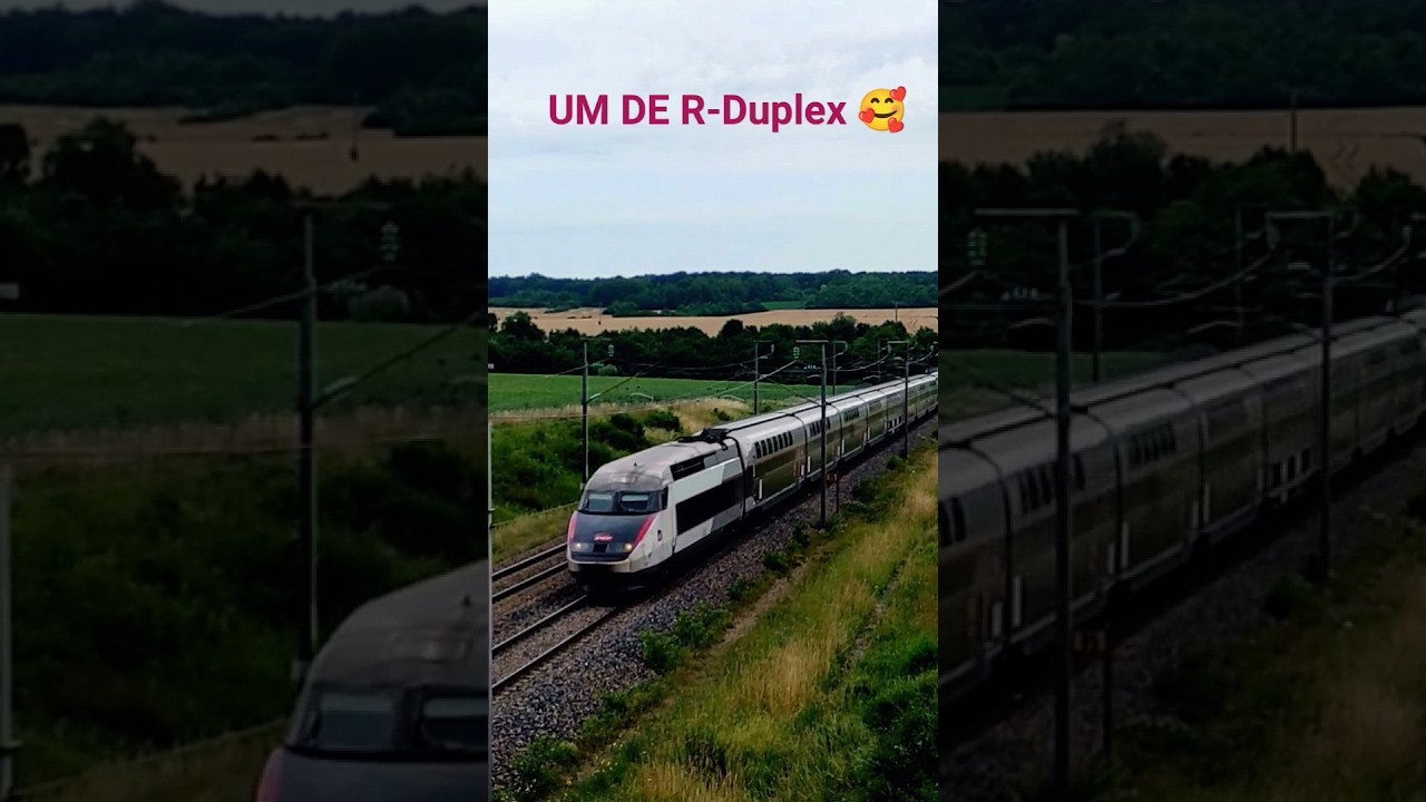 UM de TGV R&eacute;seau-Duplex #train #trainspotting #tgv #sncf #lgvsudest #highspeedtrain #frenchtrain