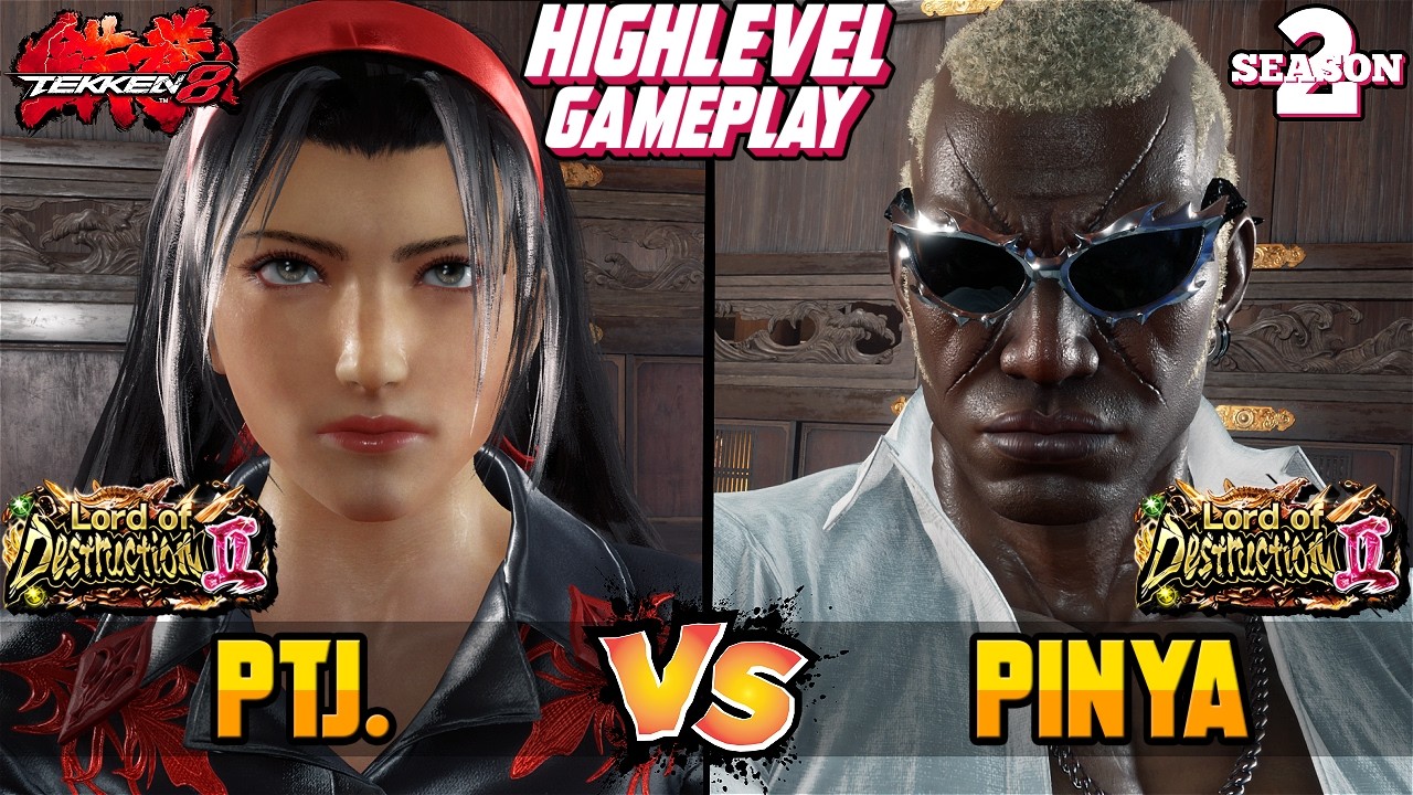 T8 – PTJ (JUN KAZAMA) vs VARREL | Pinya (RAVEN) – Tekken 8 High Level Gameplay