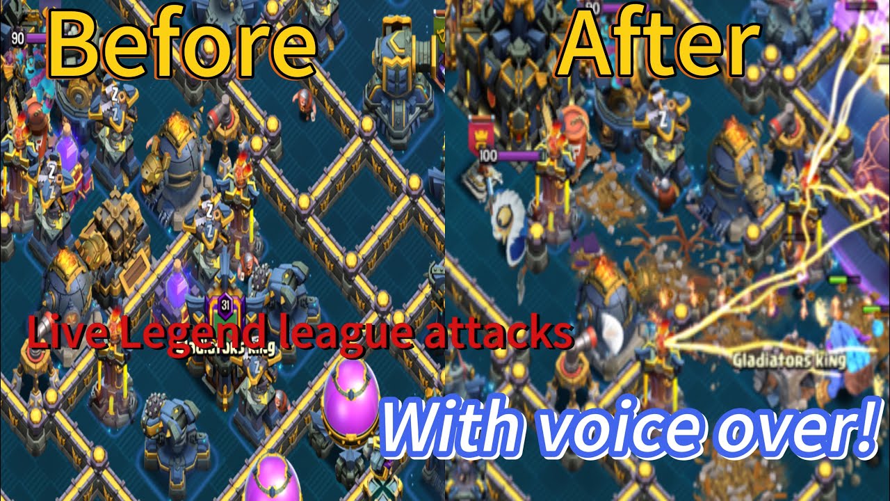 Watch this video to get better at Clash of Clans! Live legend league attacks WITH VOICE OVER! Day 2