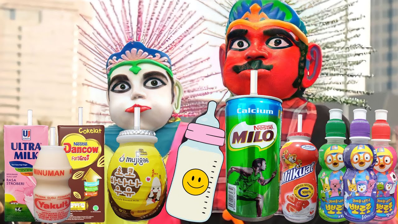LUCU! ONDEL ONDEL BETAWI MINUM SEMUA SUSU, ONDEL ONDEL LANGSUNG NYANYI LAGU LUCU