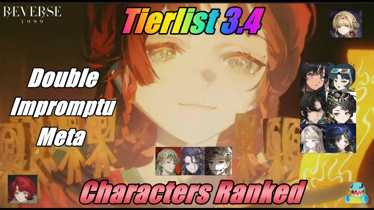 Character Tierlist - Version 3.4 - Reverse1999