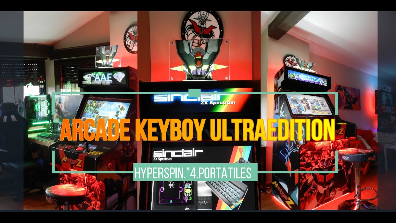 4.Arcade KeyBoy Ultra Edition Sistemas Bricogame Hyperspin.