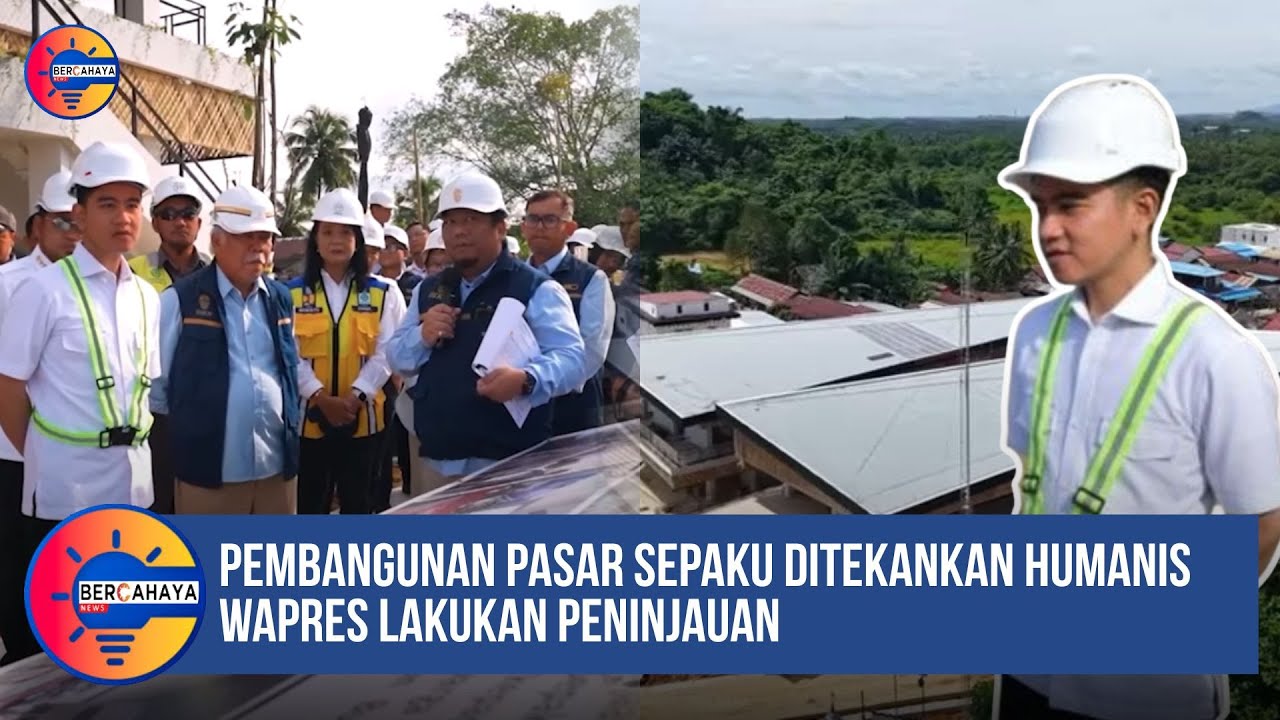 Pembangunan Pasar Sepaku Ditekankan Humanis, Wapres Lakukan Peninjauan