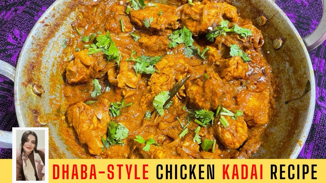 Dhaba Style Chicken Kadai Recipe | Chicken Kadai Masala | Restaurant Style Chicken | Gabby Ferns