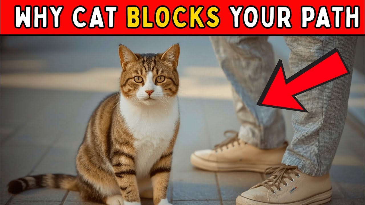 If Your Cat Blocks Your Path, This is What it means?