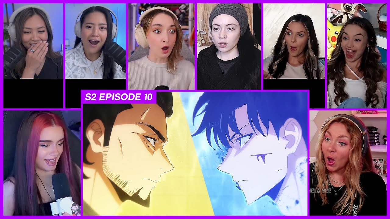 [GIRLS REACT] Sung Jin Woo vs Goto Ryuji | Solo Leveling S2 Ep 10 Girl Reaction Mashup