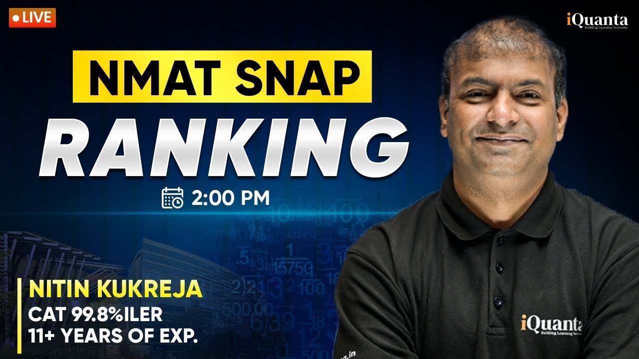 Day 26 &ndash; NMAT & SNAP | Ranking | Daily Live for 2025