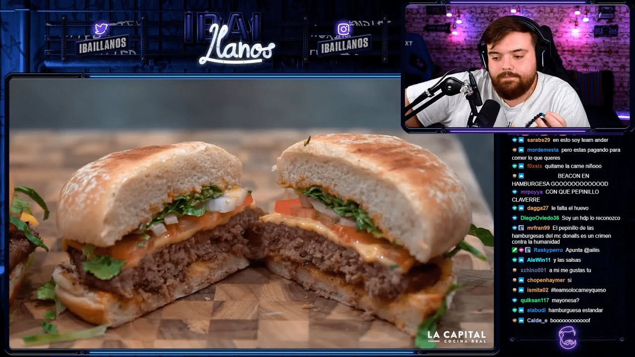 IBAI REACCIONA a LA CAPITAL | Probando Hamburguesas