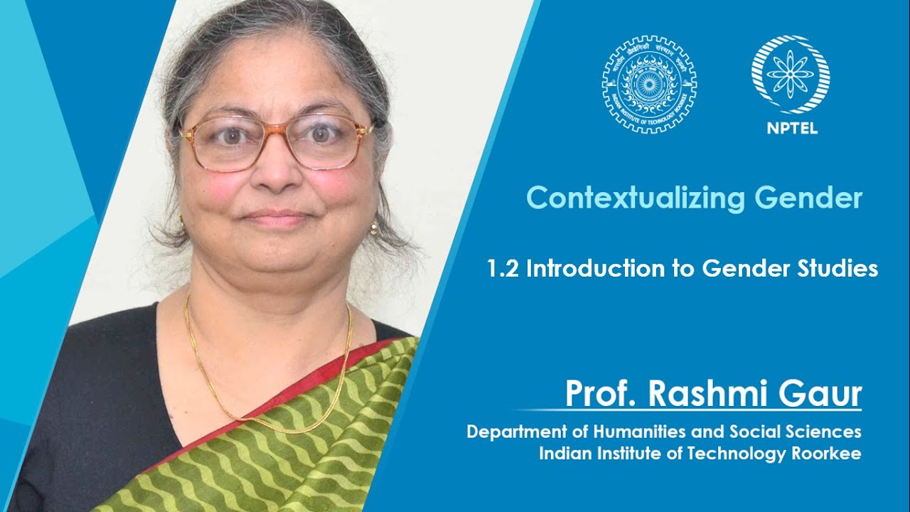 Lecture 02: Introduction to Gender Studies