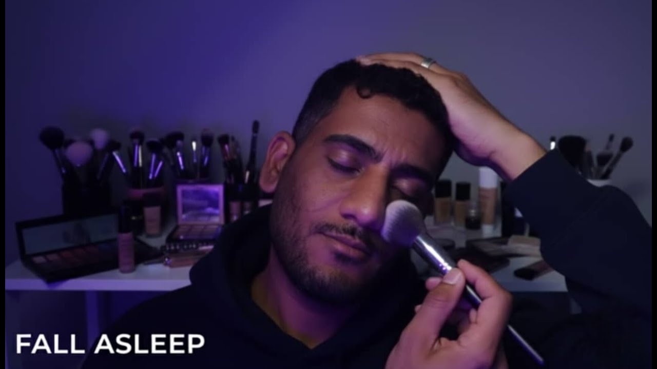 💄 ASMR Glow Up for Deep Sleep 💆🏻‍♀️Skincare, Makeup & Head Massage That Puts You to Sleep