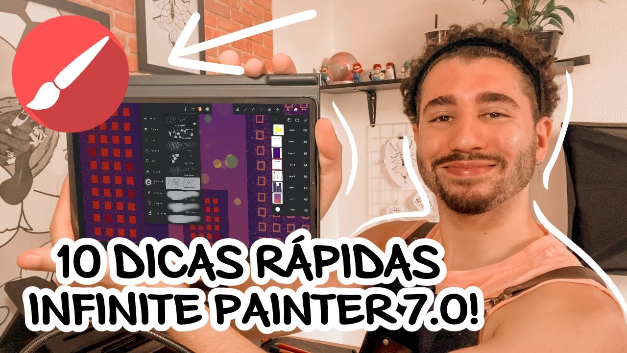 10 DICAS RÁPIDAS INFINITE PAINTER | DPI, PASTAS, RECUPERAR PROJETO, FERRAMENTAS | TAB S6 LITE