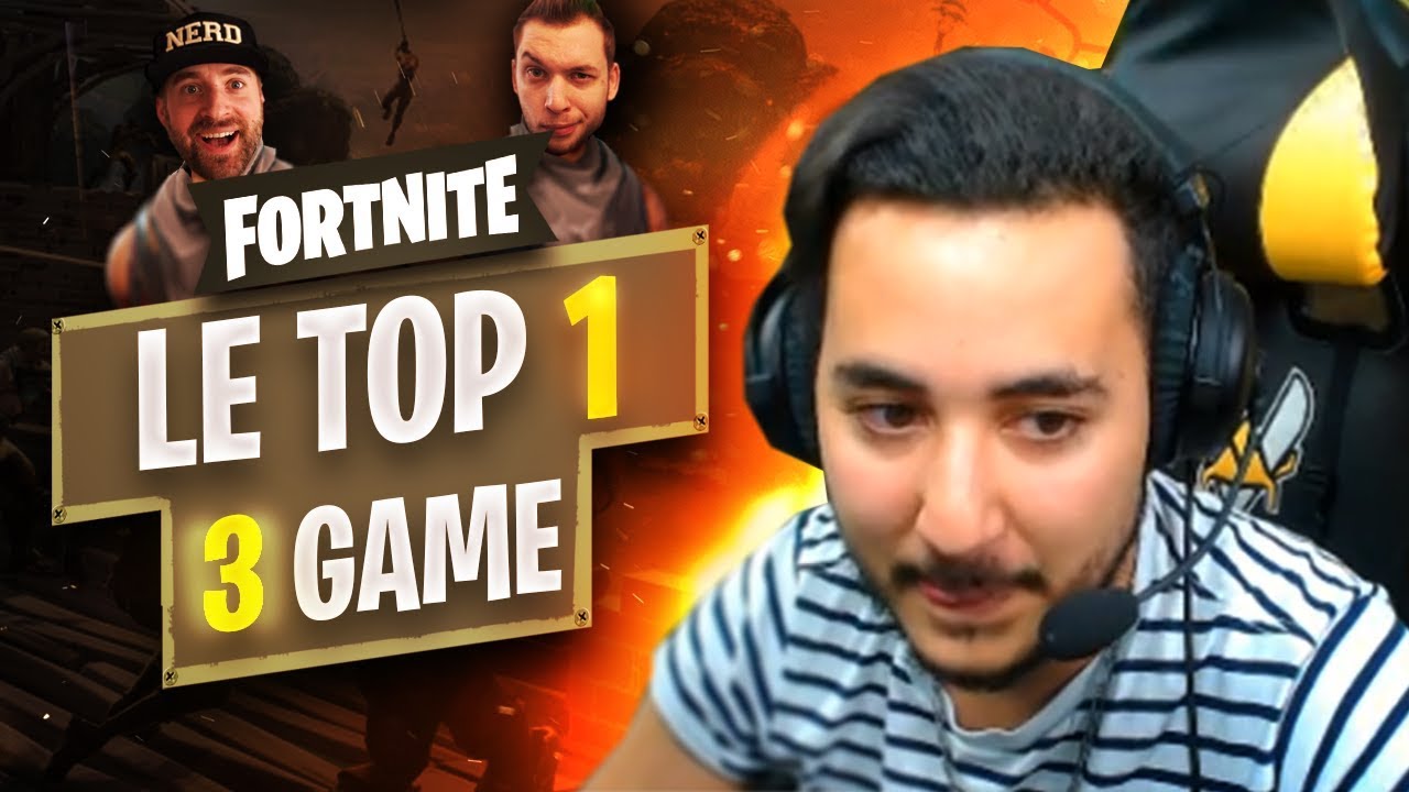 TRIPLE GAME POUR LE TOP1 ! ft Codjordan23 Mickalow ► FORTNITE