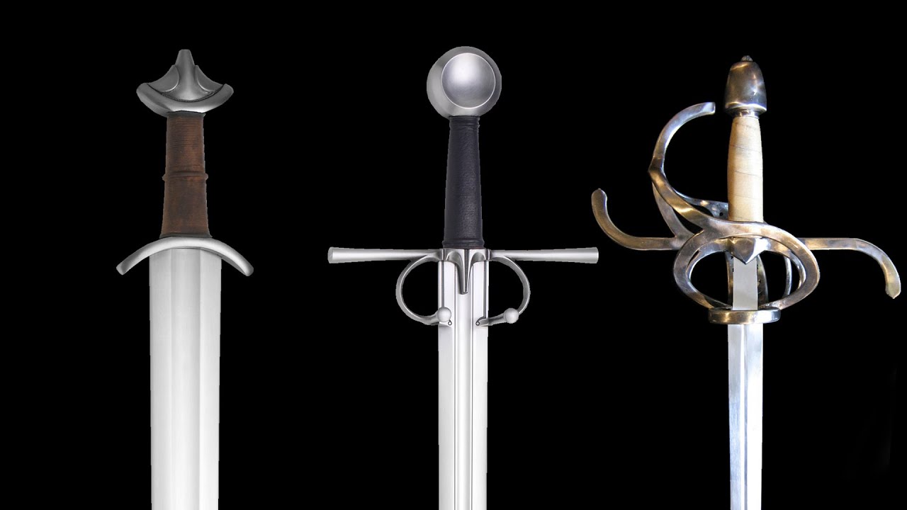 Evolution of swords through the middle ages